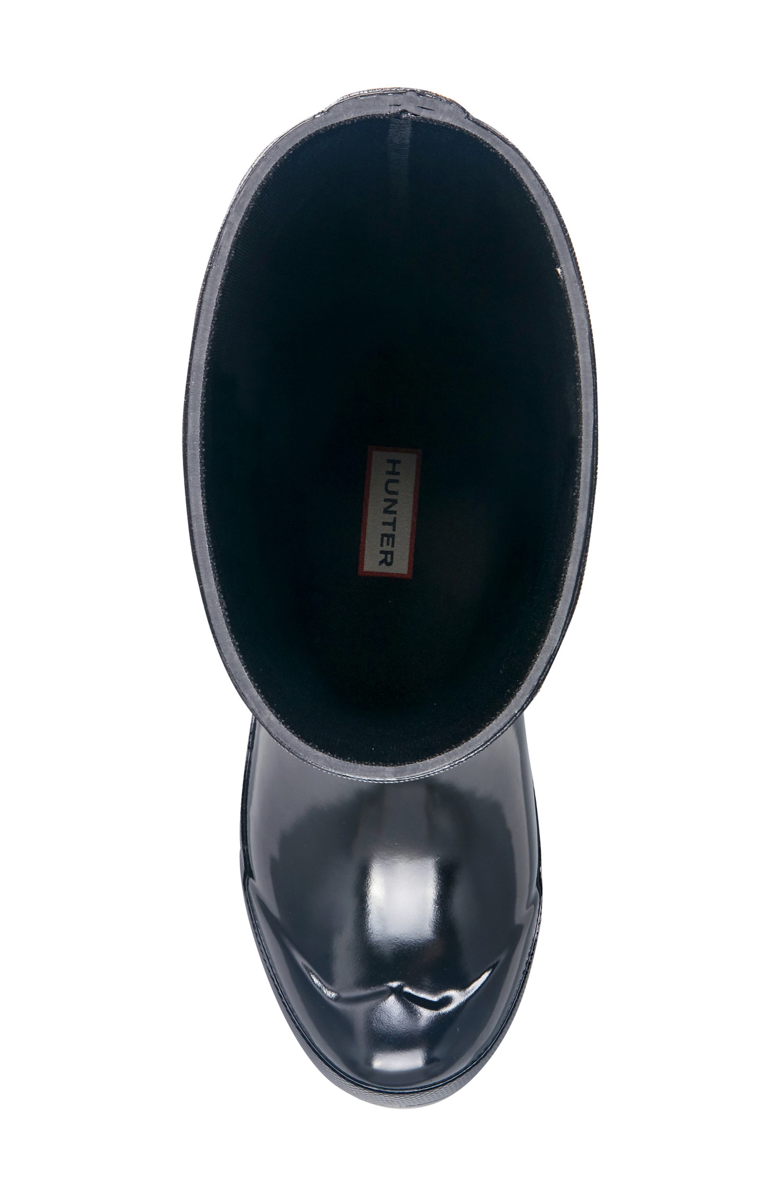 Lily Waterproof Rain Boot, Alternate, color, BLACK 001
