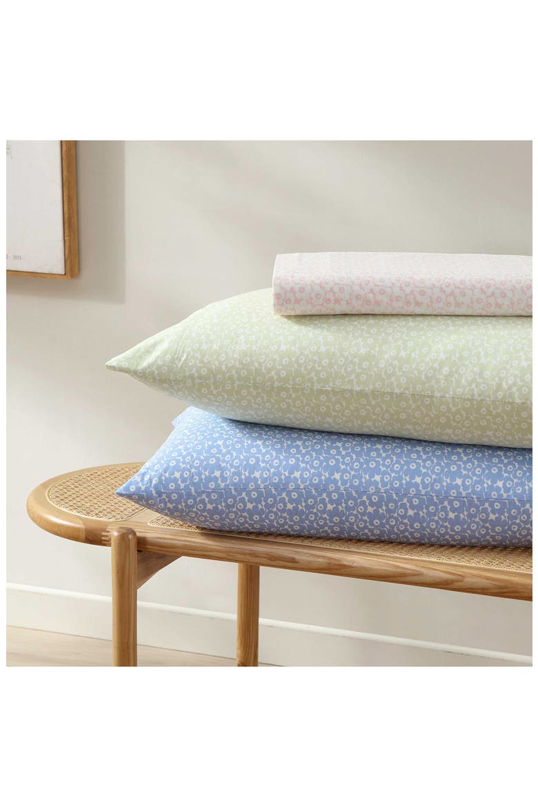 Pikkuinen Unikko Cotton Sheet Set, Alternate, color, LIGHT PINK