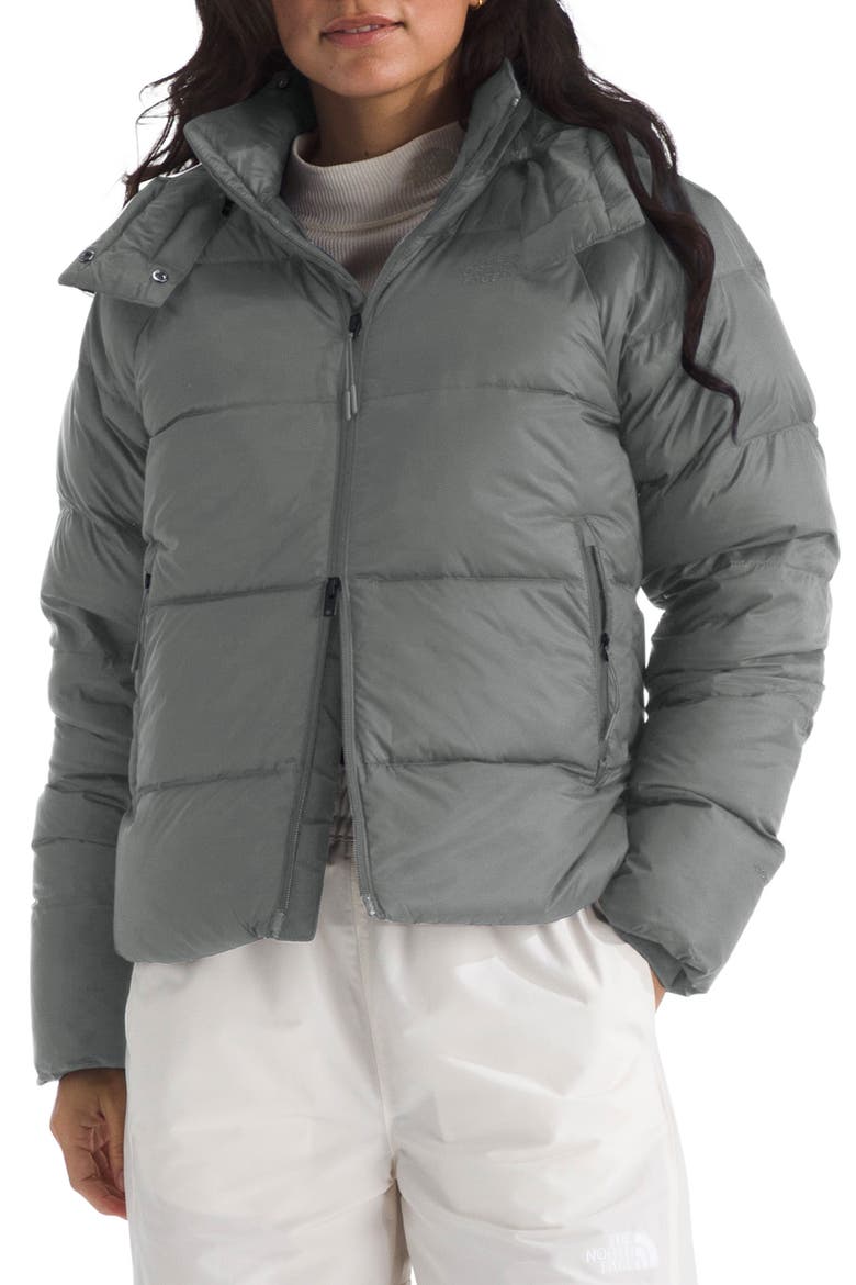 Hydrenalite City Down Hooded Parka, Main, color, SMOKED PEARL