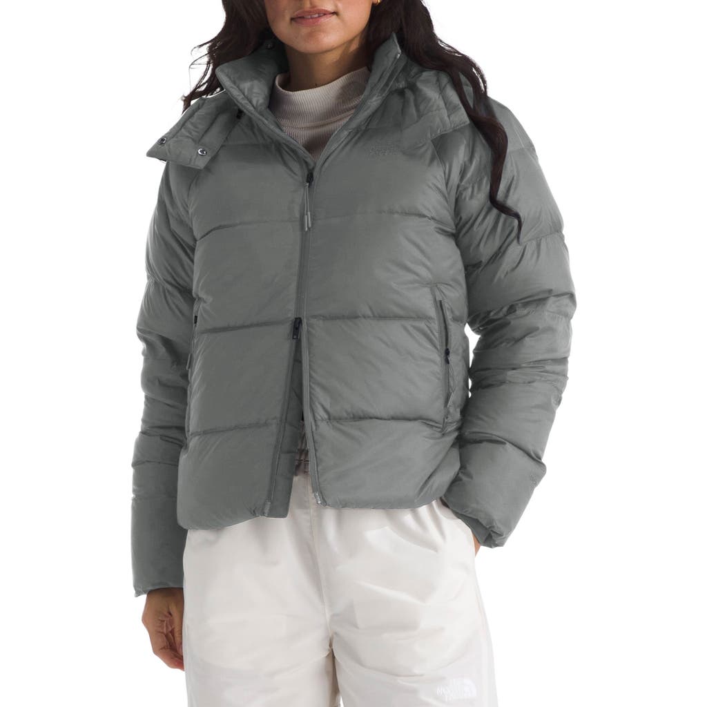 The North Face Hydrenalite City Down Hooded Parka In Gray