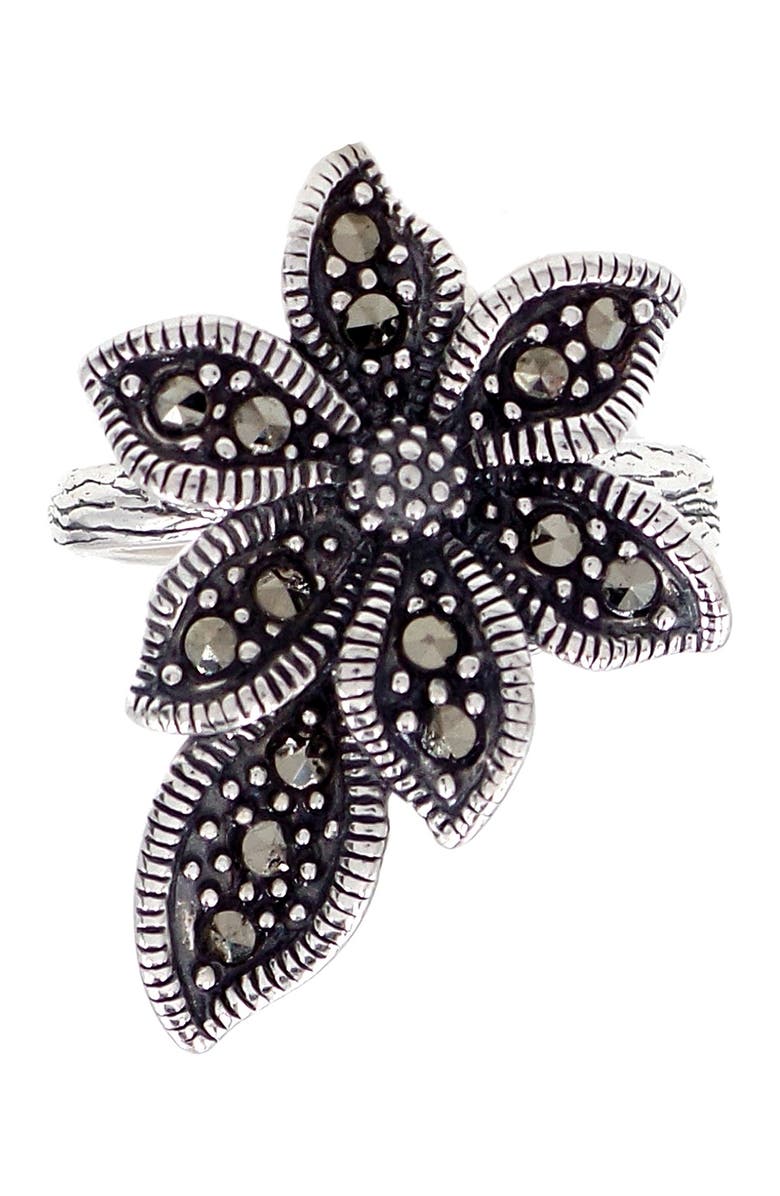 SAVVY CIE JEWELS Flower Ring, Main, color, 
