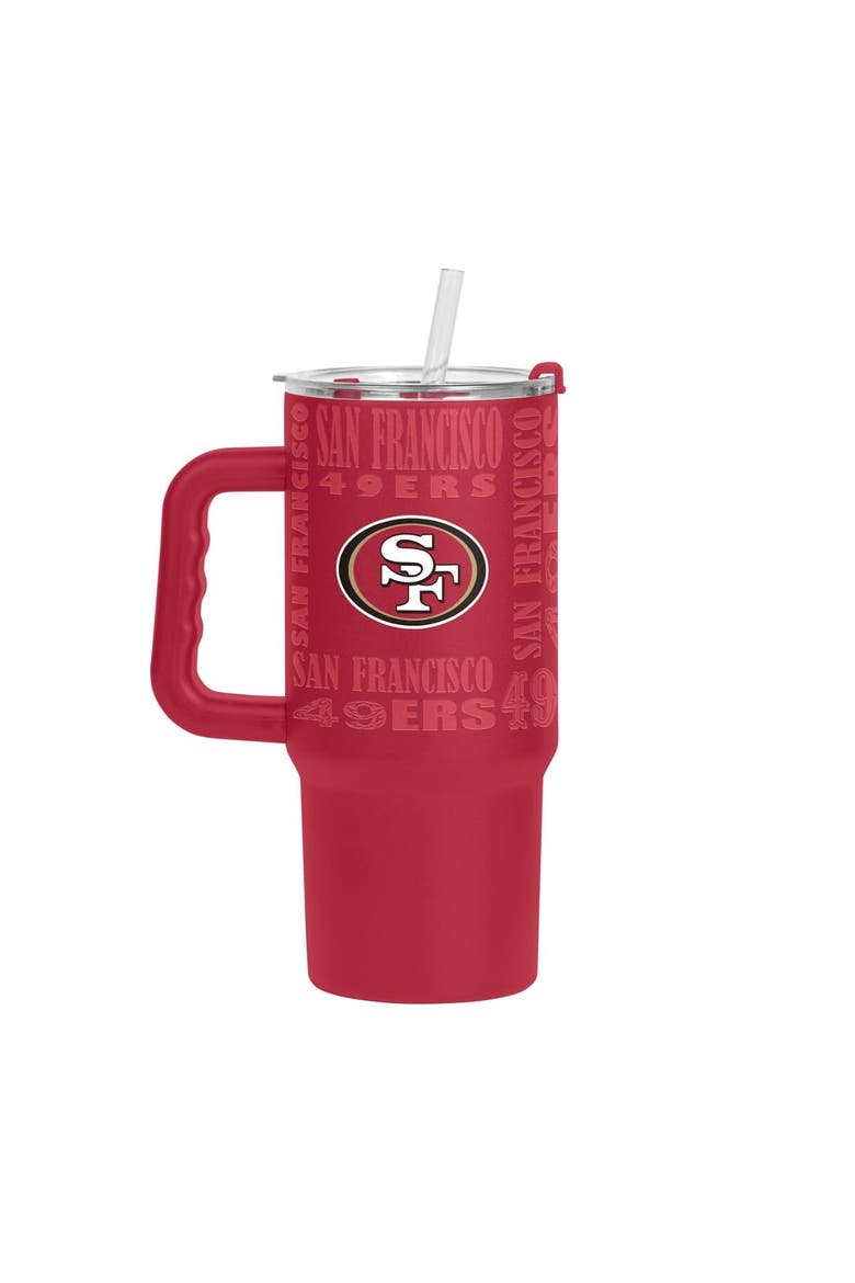 San Francisco 49ers 24oz. Replay Powder Coat Tumbler, Main, color, Cardinal