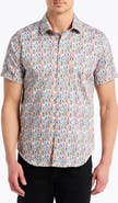 Robert Graham Livingston Stretch Short Sleeve Button-Up Shirt