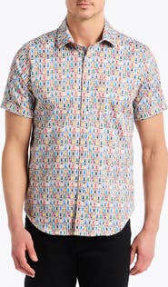 Robert Graham Livingston Stretch Short Sleeve Button-Up Shirt