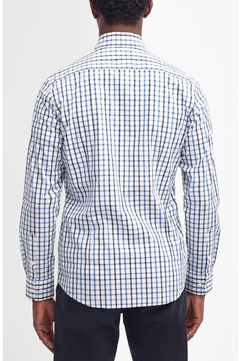 Eldon Tailored Fit Gingham Button-Down Shirt, Alternate, color, INDIGO