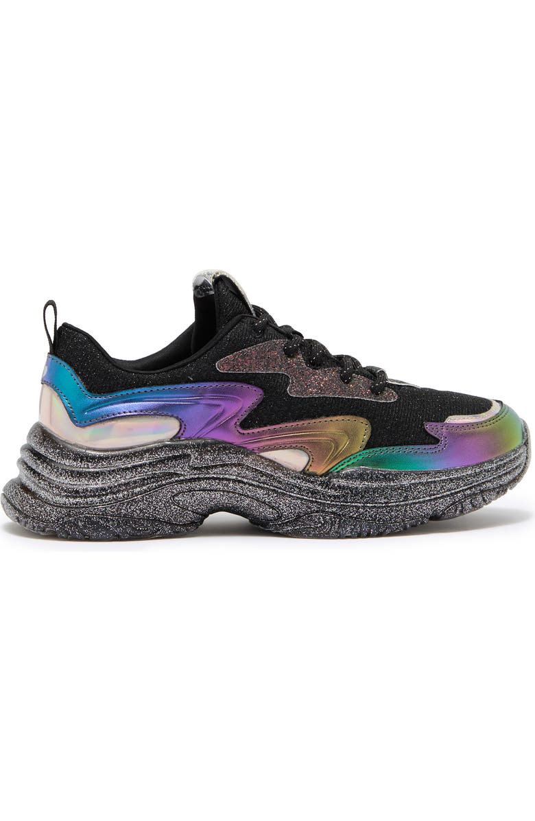 SKECHERS Prismatic Glitter Sneaker, Alternate, color,
