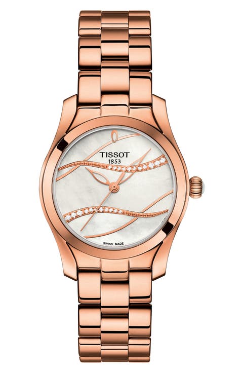 T-Wave Bracelet Watch, 30mm