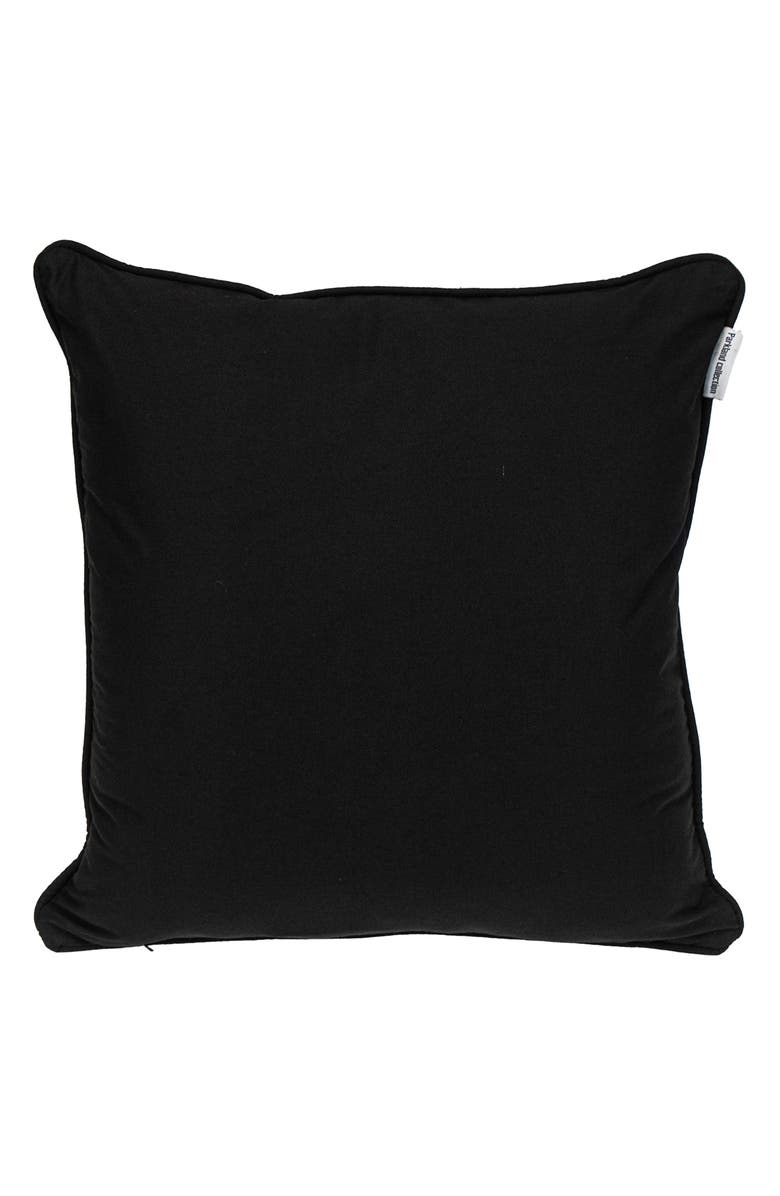 PARKLAND COLLECTION Chano Embroidered Throw Pillow, Alternate, color, Black