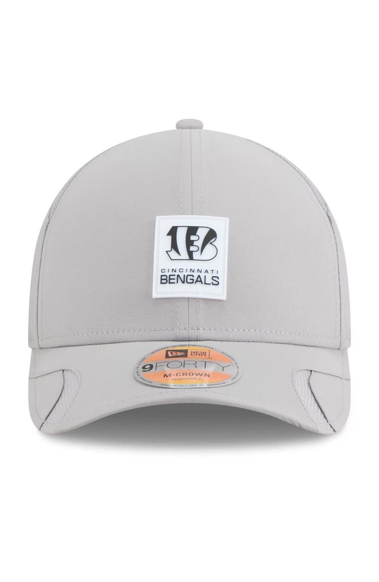 New Era Men's New Era Gray Cincinnati Bengals 2025 Sideline  M-Crown 9FORTY Adjustable Hat, Alternate, color, Gray