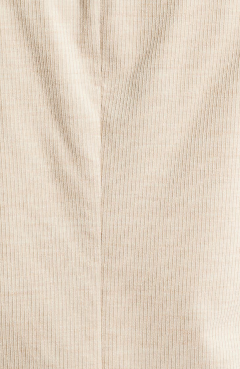 BOSS Heston Slim Fit Double Breasted Ribbed Cotton & Alpaca Sport Coat, Alternate, color, Open Beige