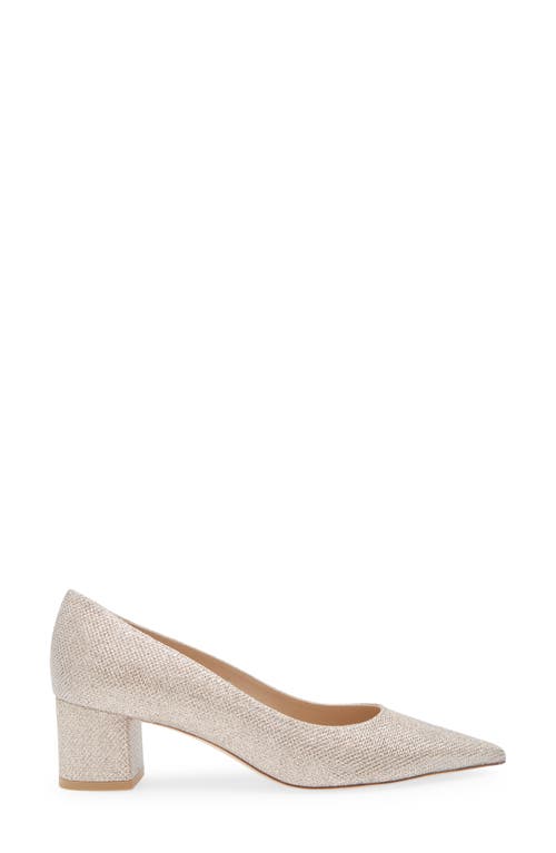 Stuart Weitzman Stuart Power 50 Block Heel Pump In Poudre New Noir