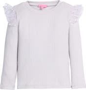 BISBY Kids' Ruffle Sleeve Sadie Top
