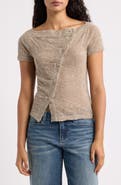 BDG Urban Outfitters Rue Asymmetrical Button Top
