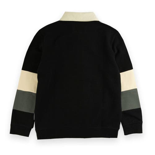 Sovereign Code Rush Collar Knit Shirt In Black