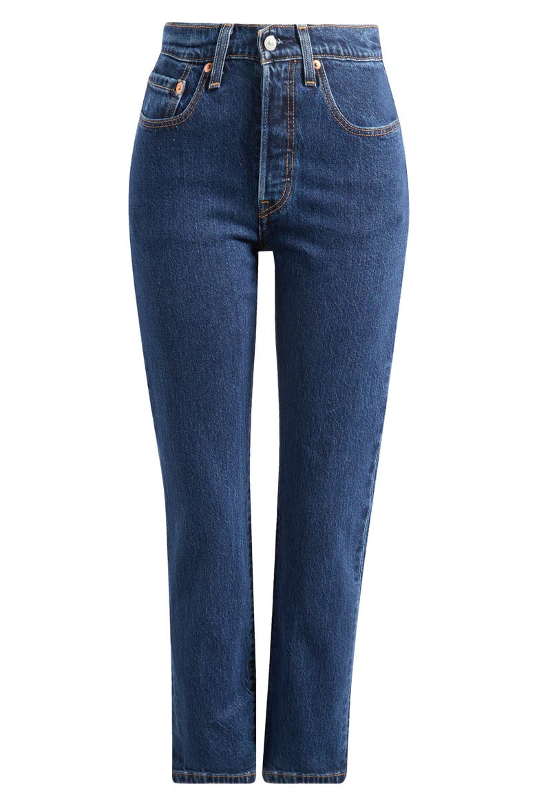 501® Straight Leg Jeans, Alternate, color, SALSA STONEWASH