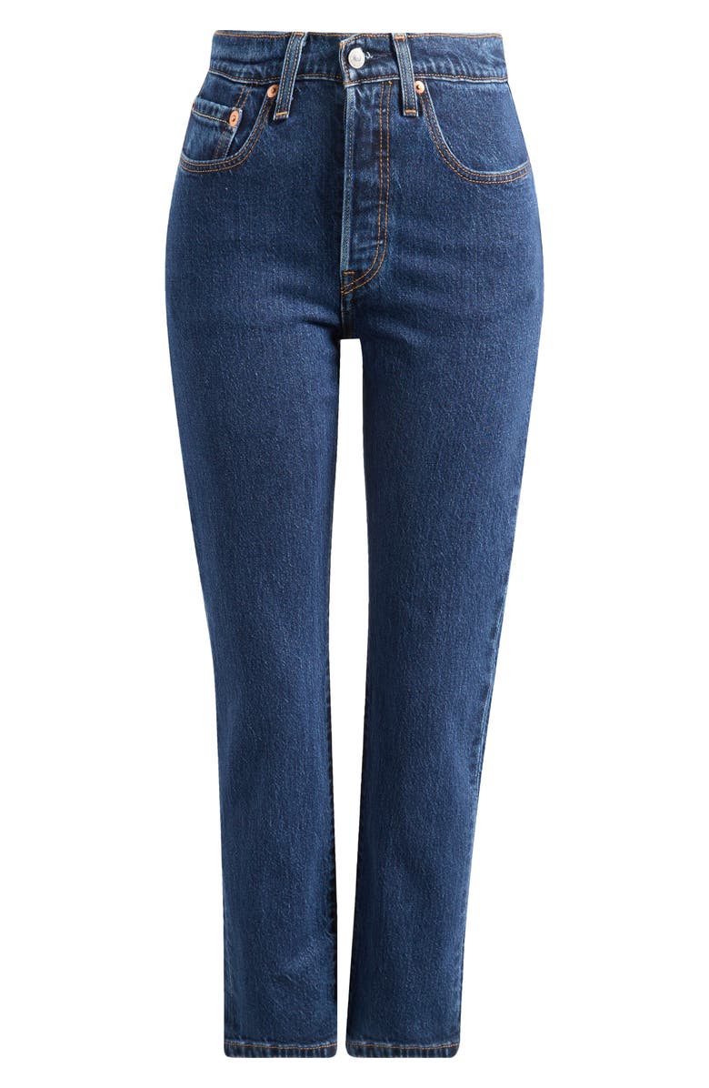 Levi's<sup>®</sup> 501<sup>®</sup> Straight Leg Jeans, Alternate, color, Salsa Stonewash