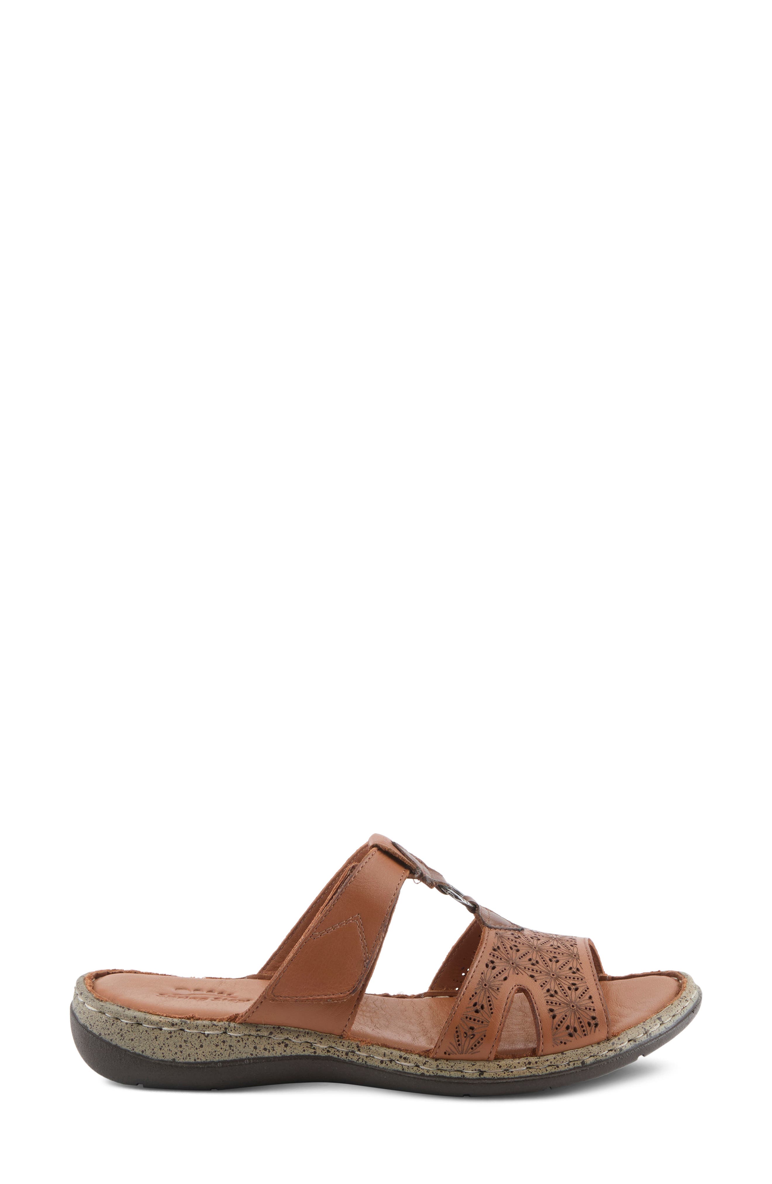 Virelle Slide Sandal, Alternate, color, CAMEL