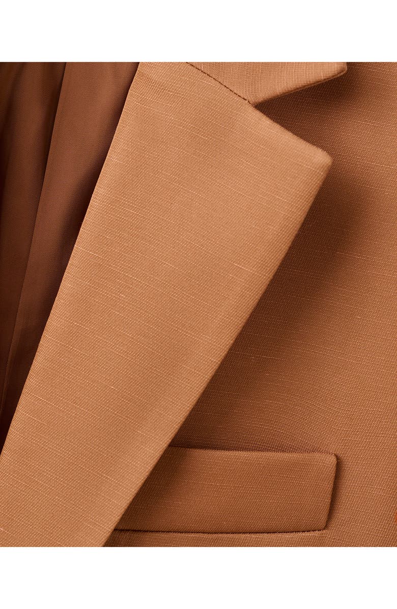 MANGO Americana Jacket, Alternate, color, Russet