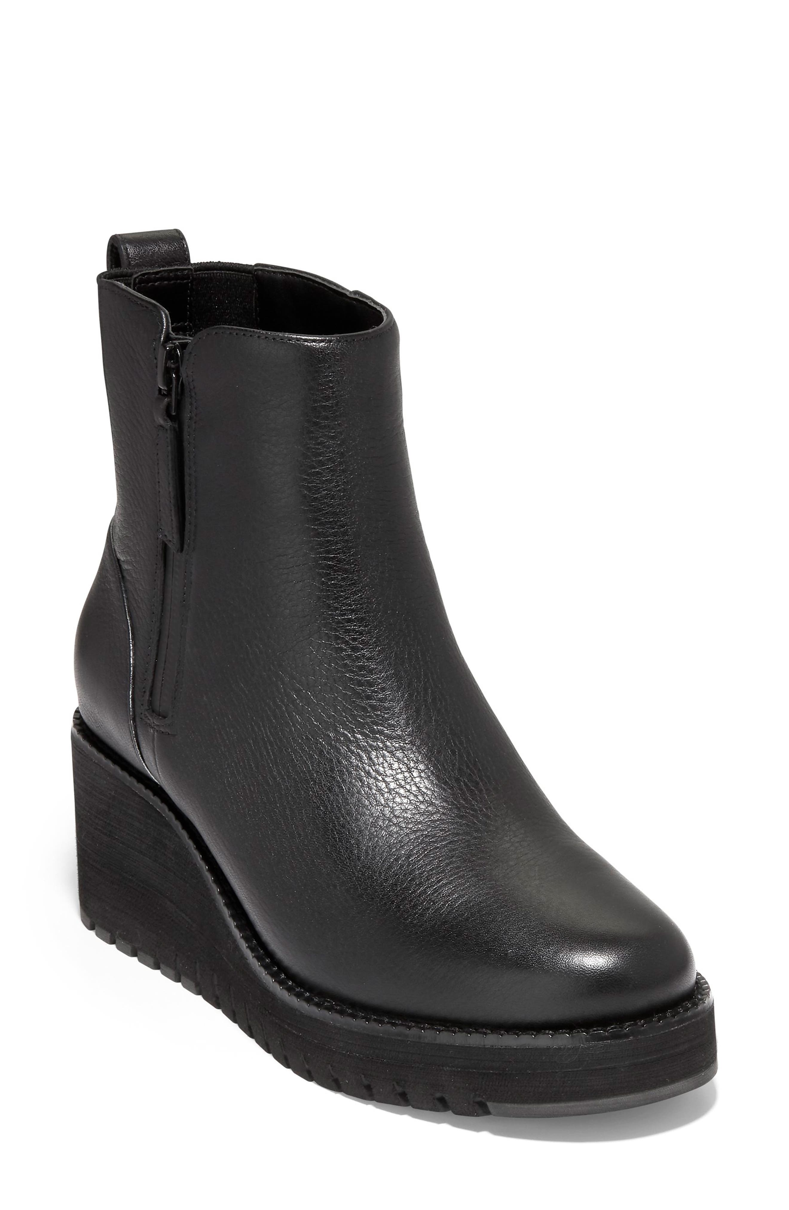 Cole Haan ZeroGrand City Waterproof Wedge Bootie