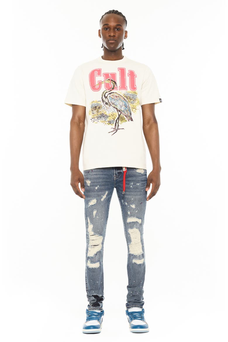 Punk 601 Ripped Super Skinny Jeans, Alternate, color, ARLO
