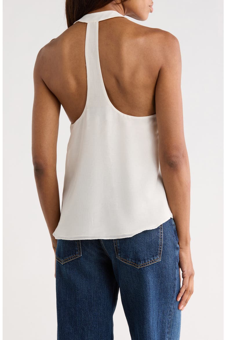 Carries Cotton & Silk Racerback Tank, Alternate, color, IVORY