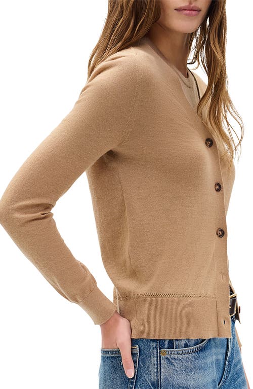Rag & Bone Adeline Cashmere Cardigan In Brown