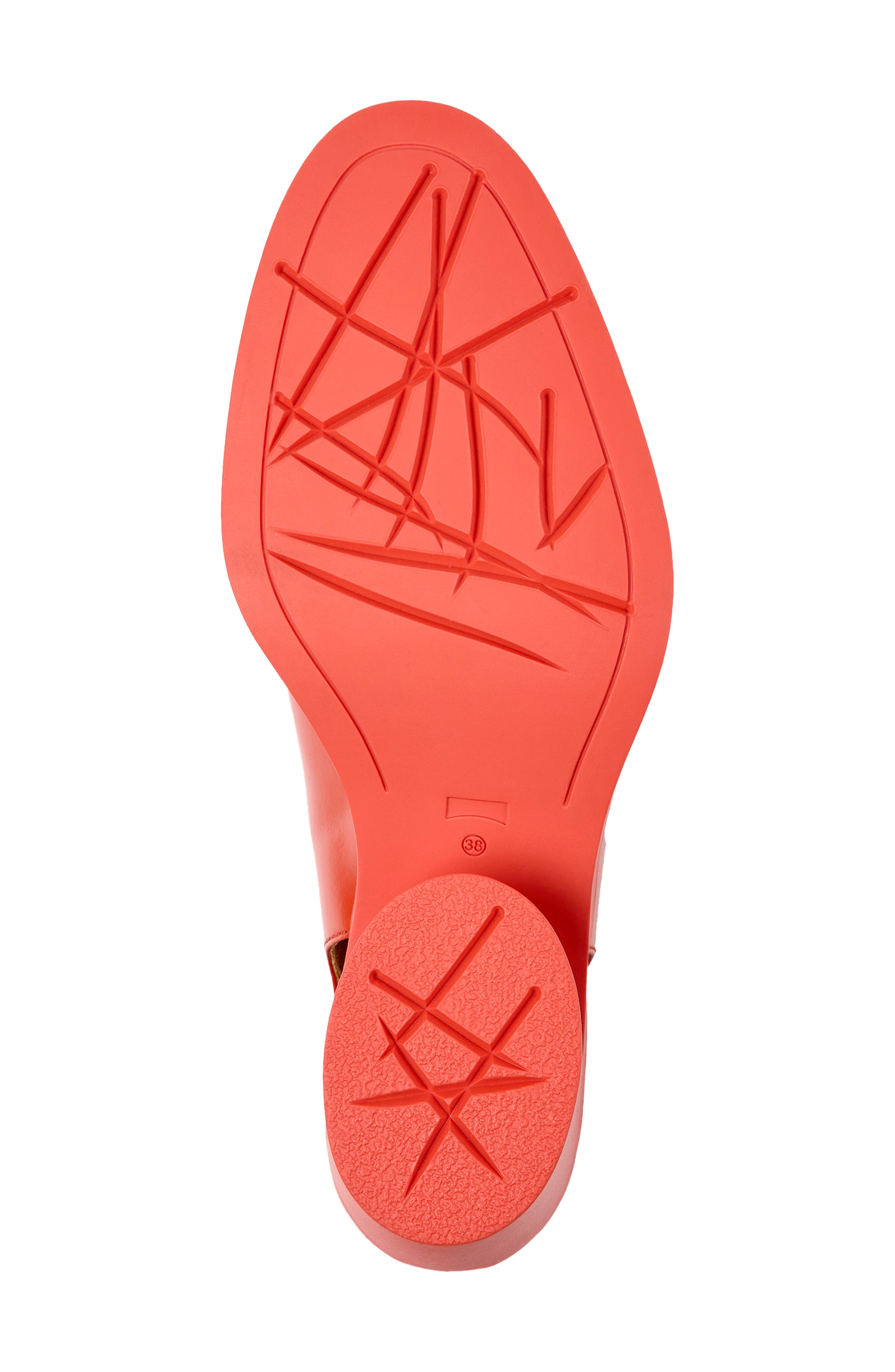 Bonnie Open Heel Bootie, Alternate, color, RED
