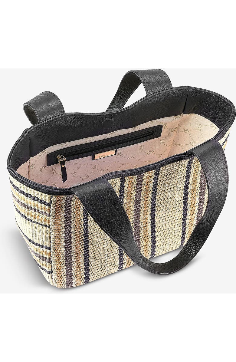 GiGi New York Mercer Tote, Alternate, color, Natural Raffia