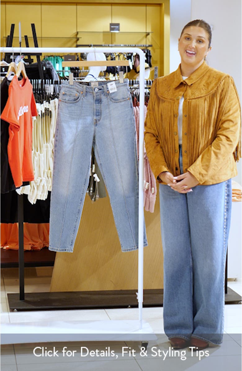 501<sup>®</sup> High Waist Crop Straight Leg Jeans, sales video thumbnail