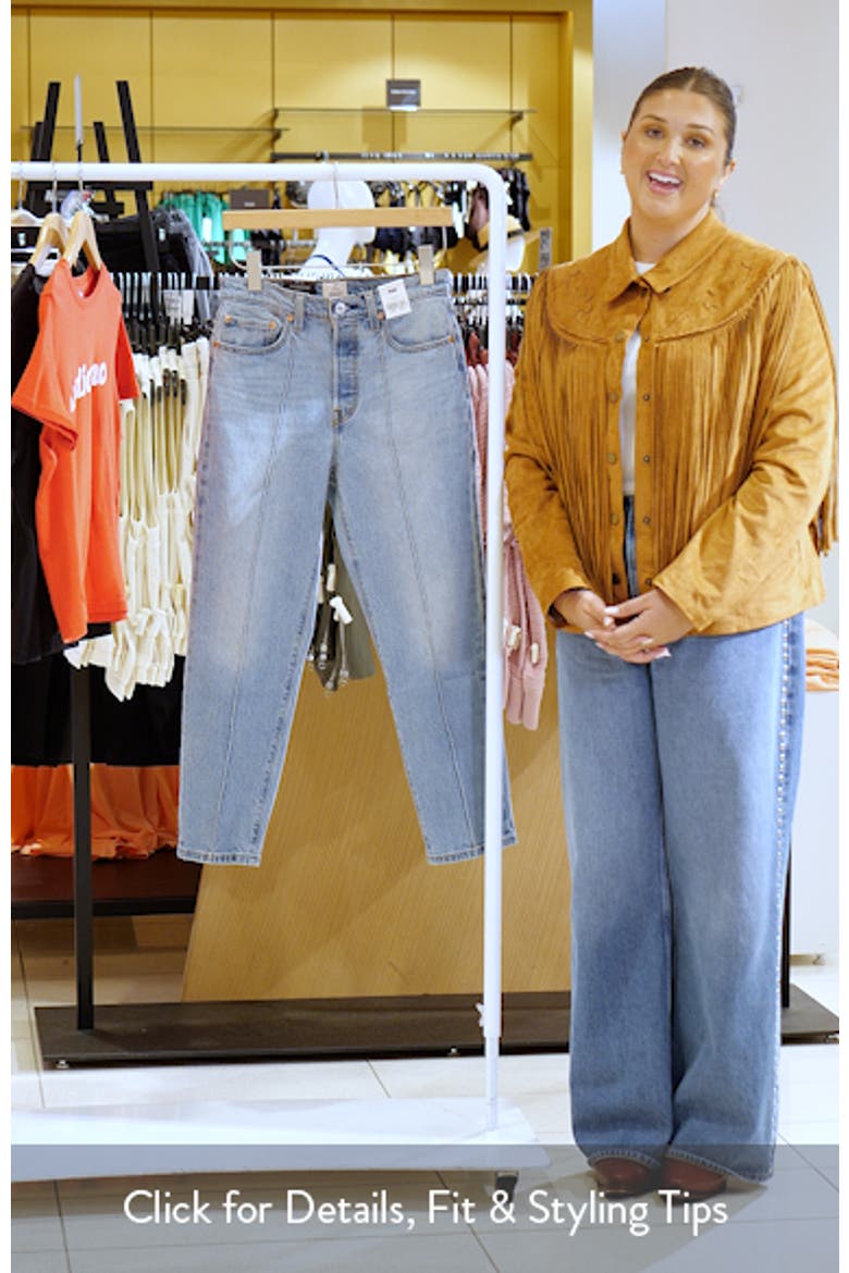 501® High Waist Crop Straight Leg Jeans video