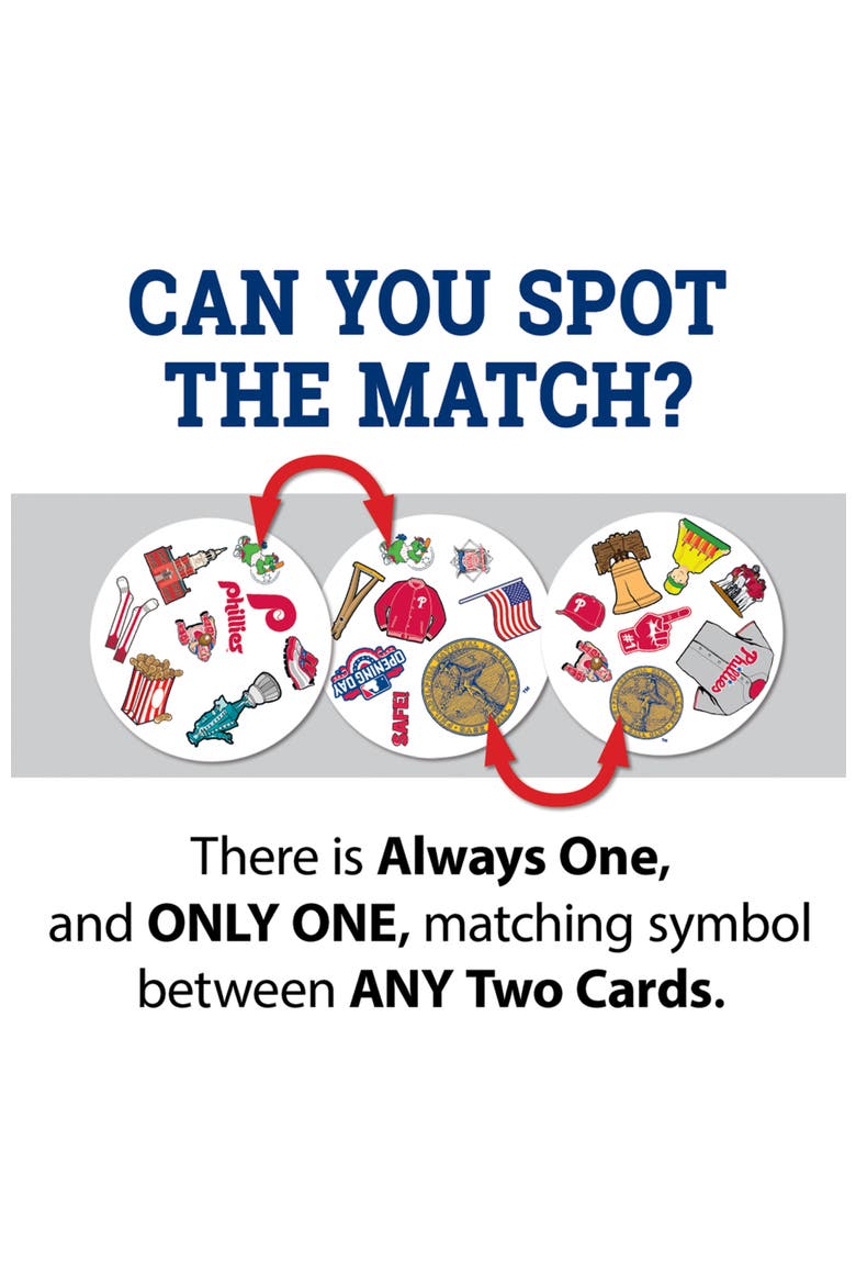 Philadelphia Phillies Spot It! Card Game, Alternate, color, Multicolor