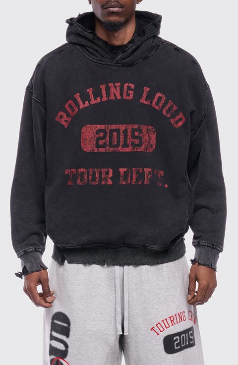 Tour Dept Cotton Graphic Hoodie