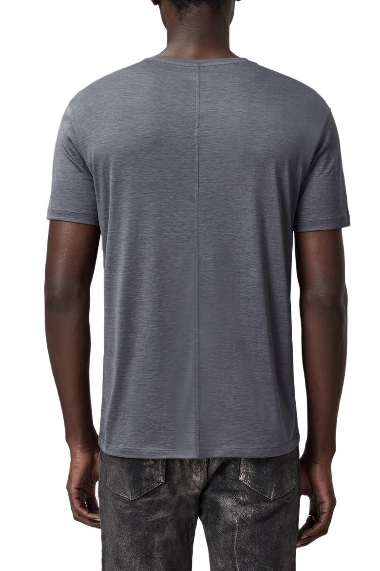 Amato Silk & Cotton T-Shirt, Alternate, color, SILVER