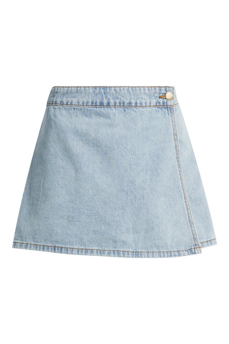 Ellie Denim Skort, Alternate, color, VINTAGE BLUE
