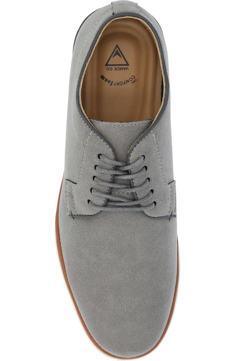 VANCE CO Ingram Plain Toe Vegan Leather Derby, Alternate, color,