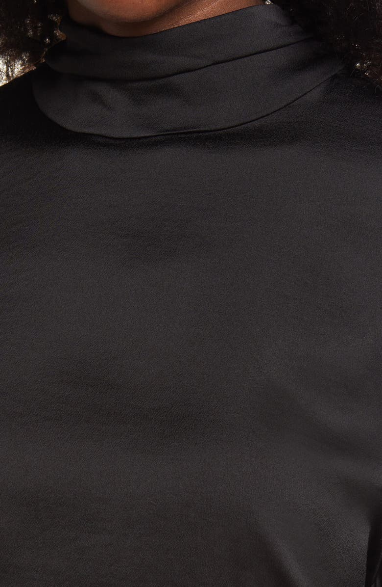 Open Edit Open Back Satin Top, Alternate, color, 