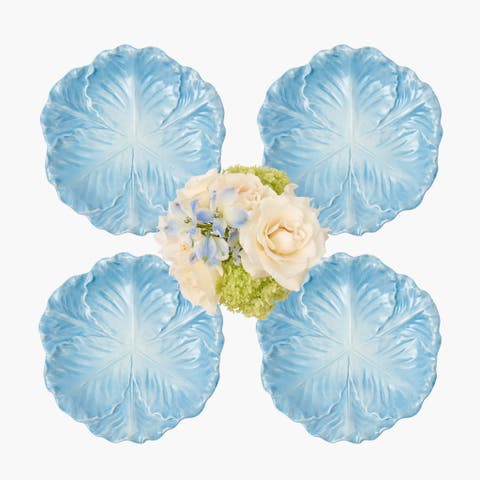 Serena Cabbage Starter Plate (Set of 4)