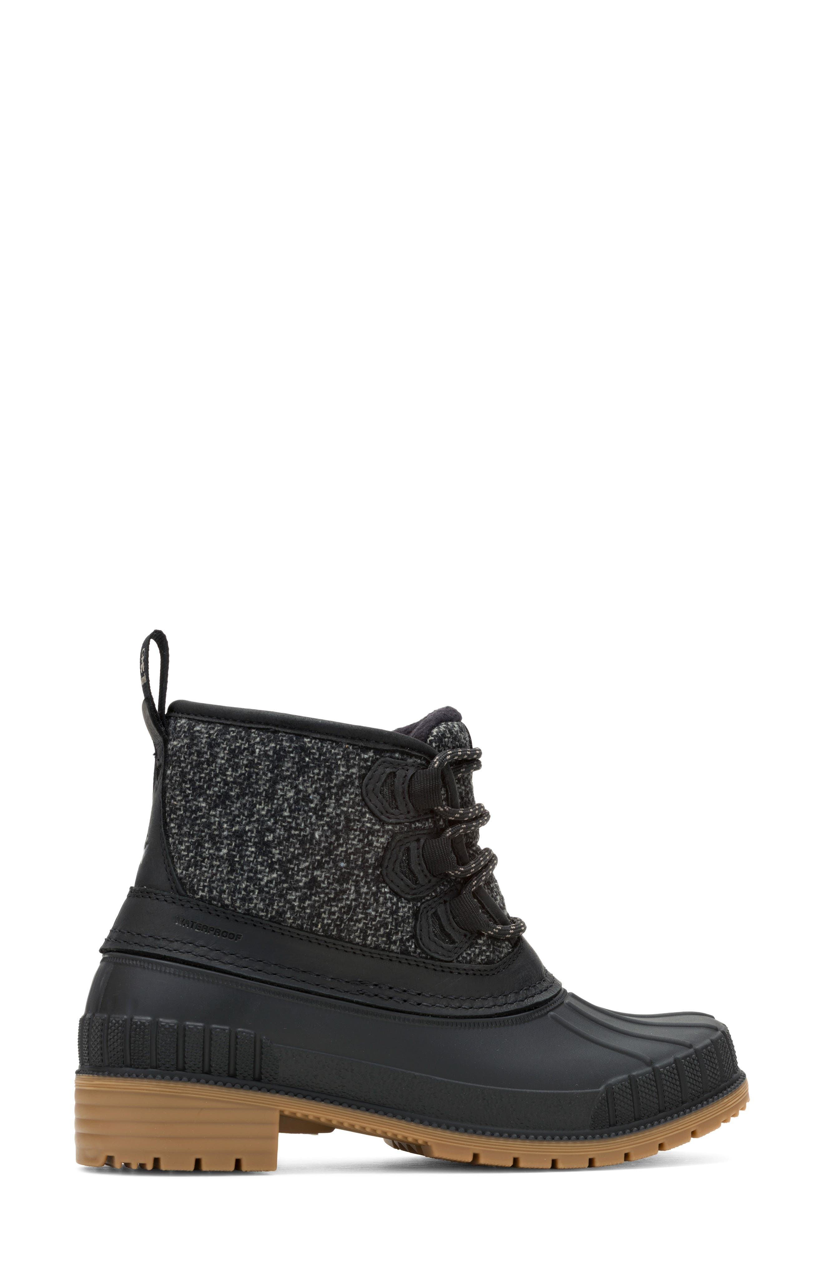 Sienna Lo Waterproof Boot, Alternate, color, BLACK