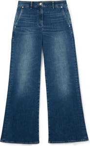 Reiss Addie Wide Leg Jeans
