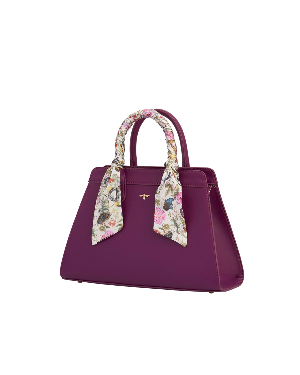 Fable England Floral Engravings Large Plum Tote, Alternate, color, Purple