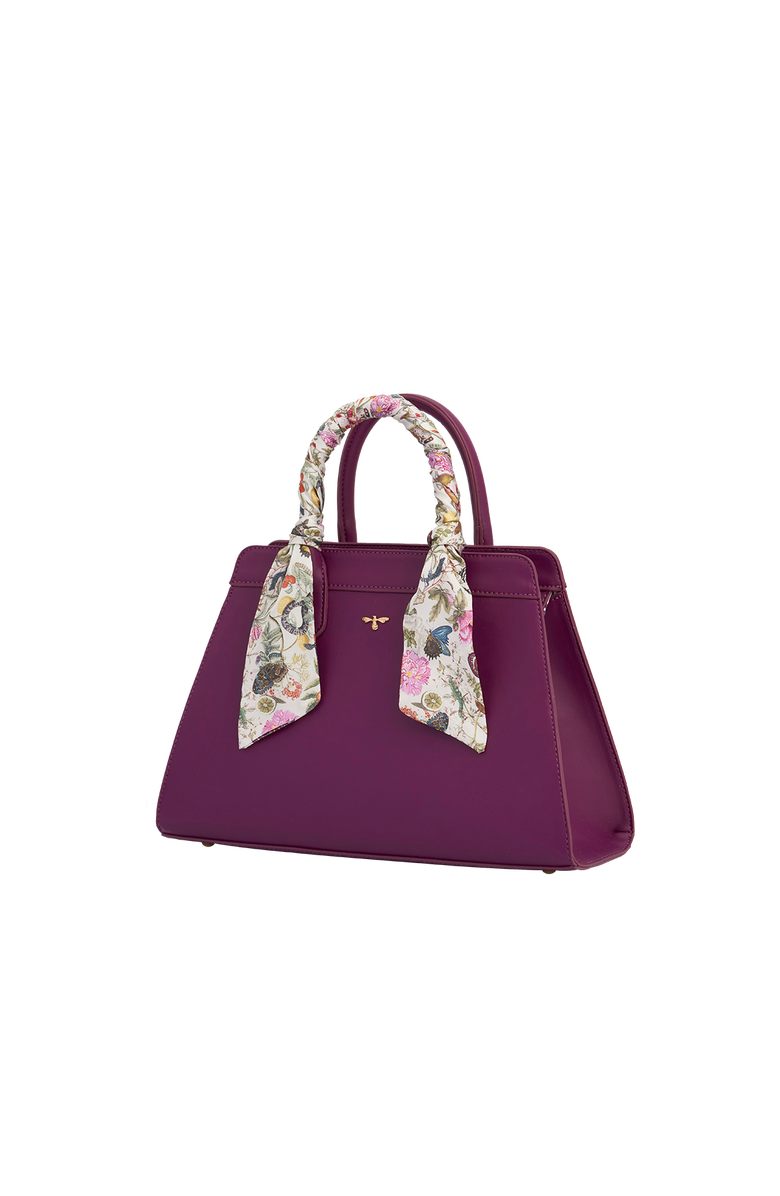 Fable England Floral Engravings Large Plum Tote, Alternate, color, Purple
