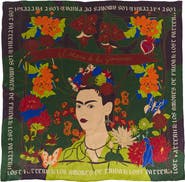 Lost Pattern FRIDA x LOST PATTERN "Los Amores de Frida" Large Silk Scarf