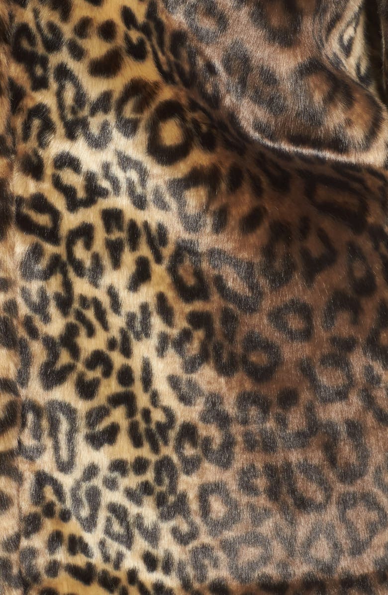 Laundry by Shelli Segal Reversible Cheetah Print Faux Fur Jacket, Alternate, color,