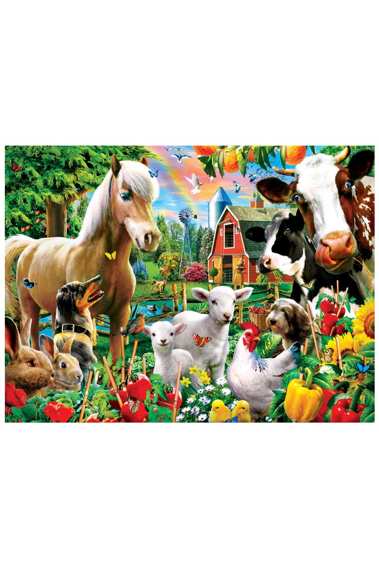 Garden Gathering 300 Piece Jigsaw Puzzle, Alternate, color, Multicolor