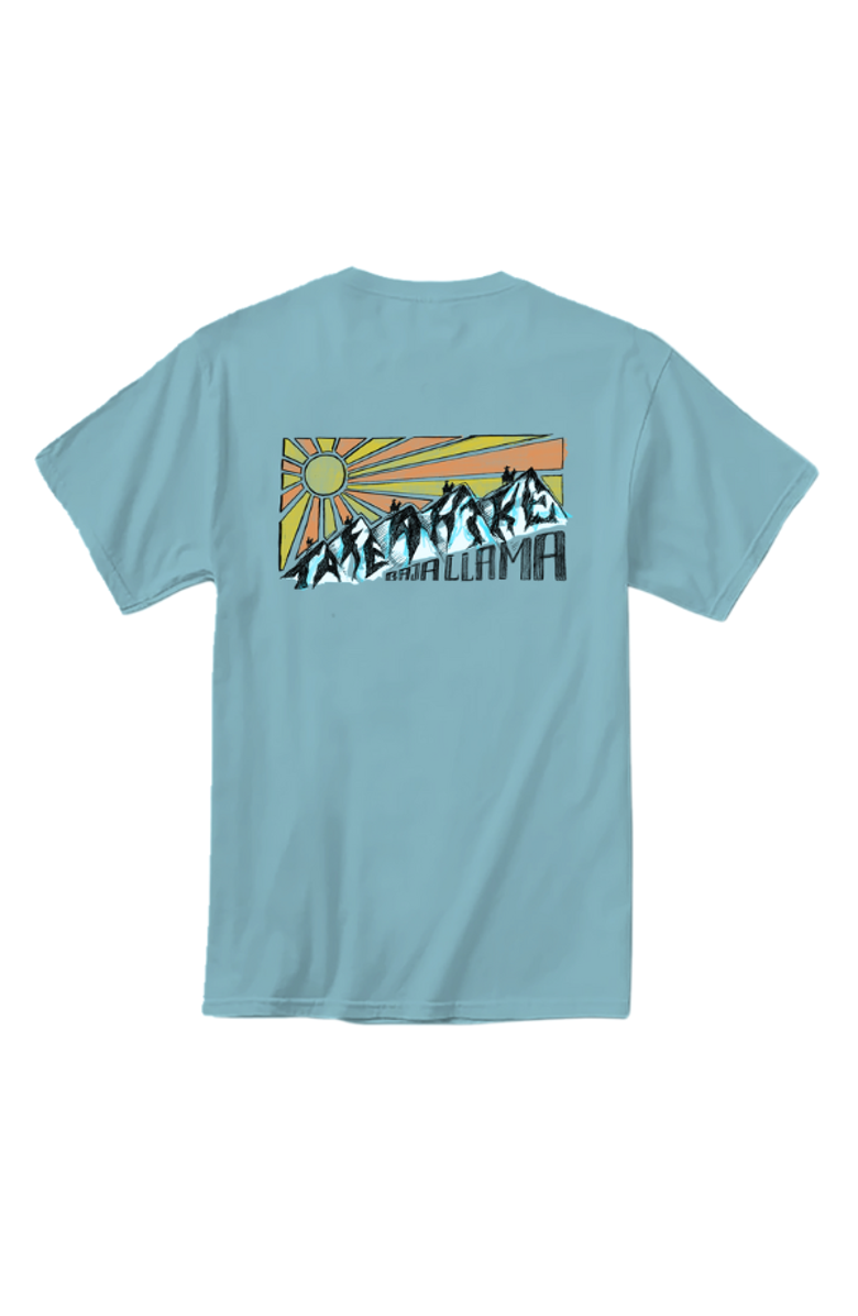 Baja Llama TAKE A HIKE - PRIMO GRAPHIC TEE, Main, color, Green