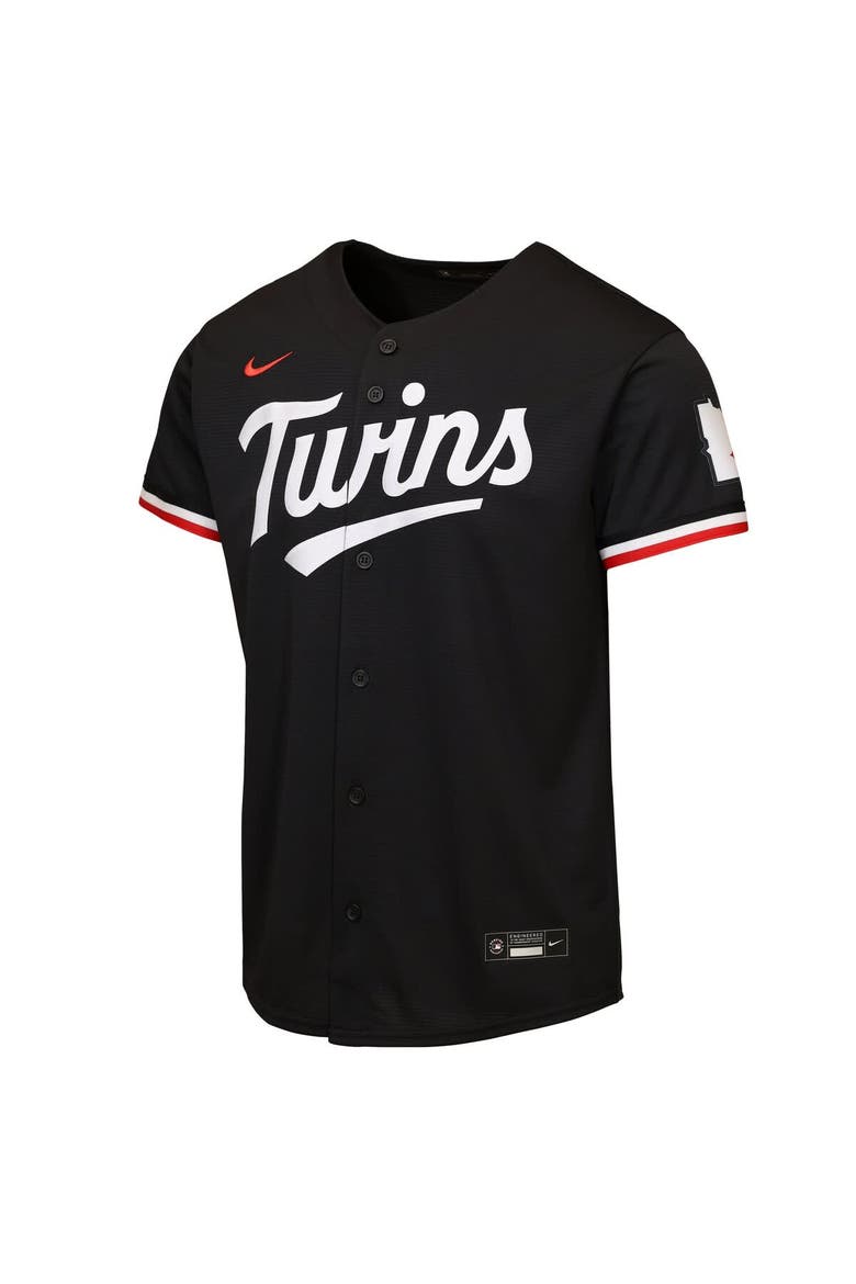 Youth Nike  Black Minnesota Twins Alternate 2 Stadium Jersey, Alternate, color, Black