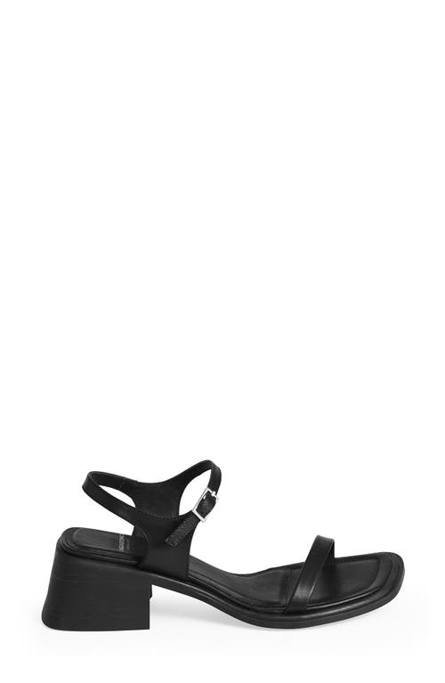 Vagabond Shoemakers Woman Sandals Black Size 9.5 Bovine Leather In Black