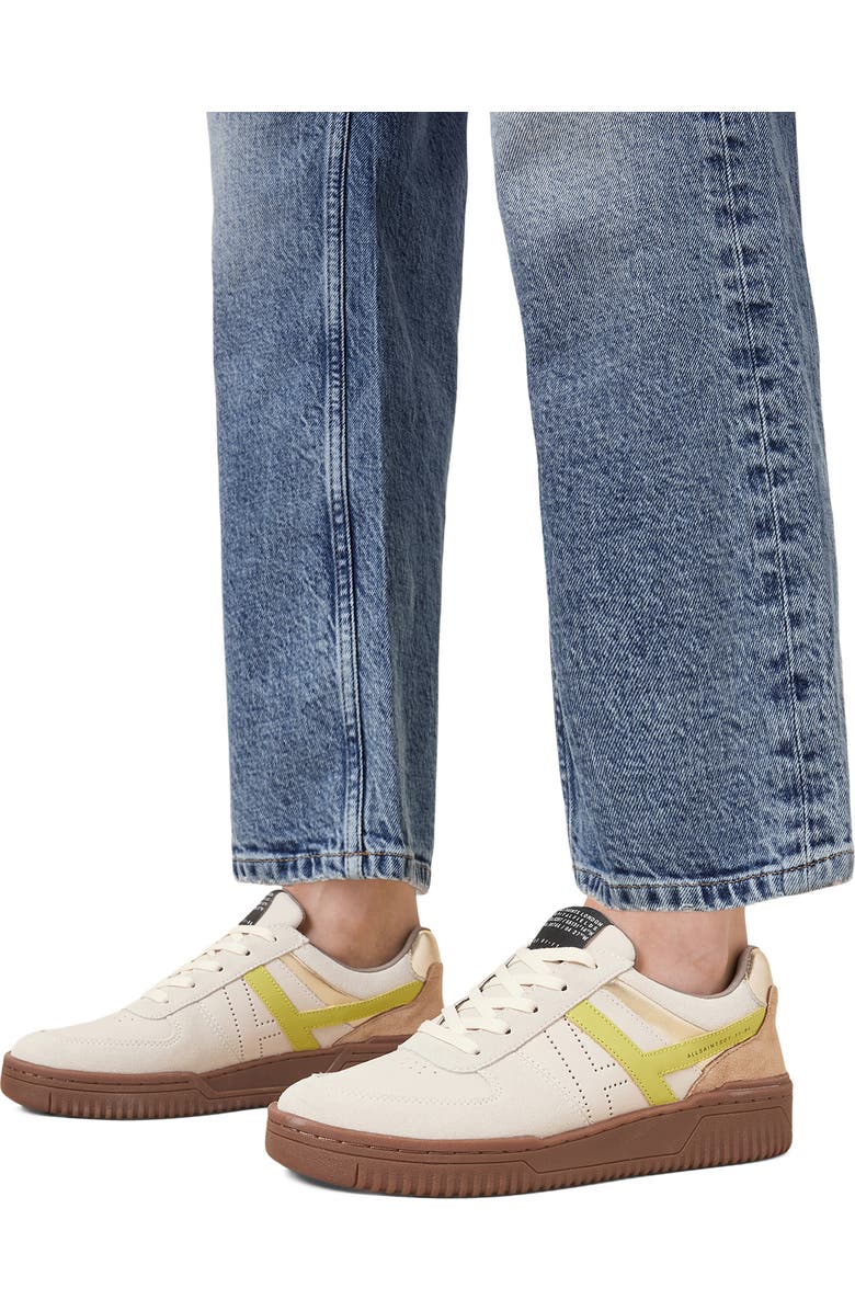 AllSaints Vix Sneaker, Alternate, color, White/ Brown/ Green