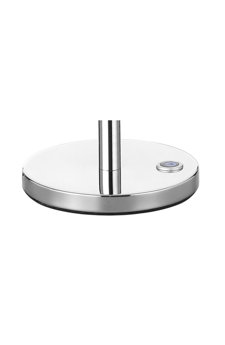 JONATHAN Y Nile LED Integrated Table Lamp, Alternate, color, Chrome
