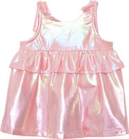 Isobella & Chloe Strawberry Sparkle Sleeveless Baby Dress